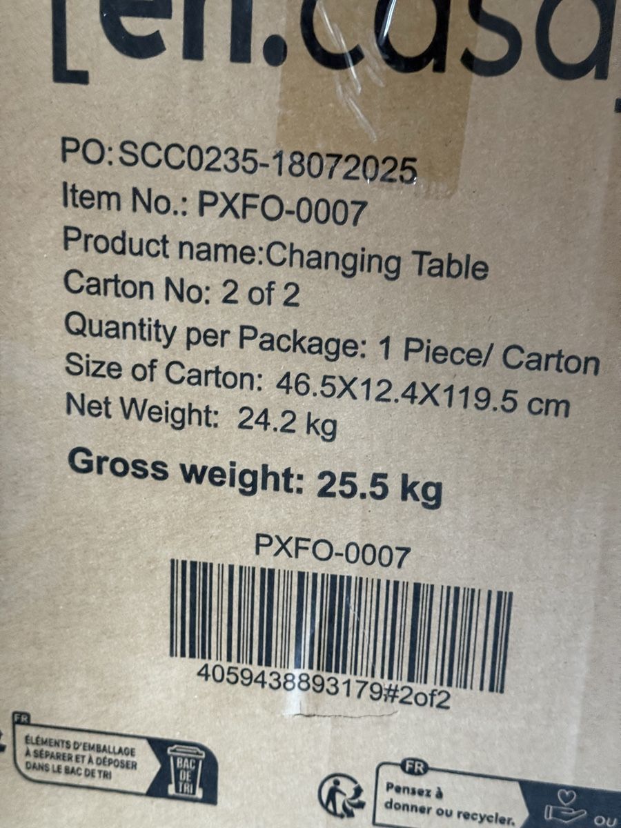 Tables à langer & accessoires: Wickelkomode neu Original verpackt weiss – Neuf avec emballage d'origine à Basel par renato.huegin 1