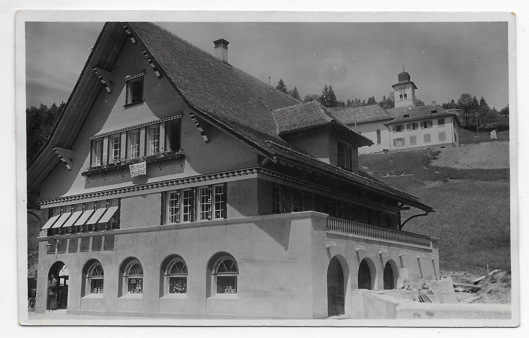 Ansichtskarten: Gasthaus Neu-Bad – Gebraucht aus Hefenhofen von Richsalz