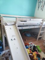 Hochwertiges Kinder-Hochbett mit Rutschbahn