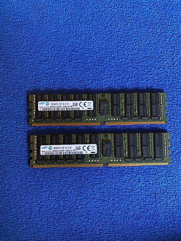 Server: Samsung 64 GB DDR4 ECC LRDIMM 2×32 GB – Usato da Zeiningen venduto da rot_2xls