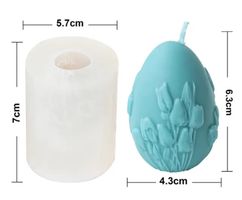 Giessform Silikonform Osterei Tulpen