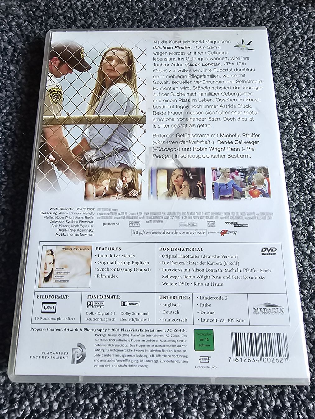 Tutti i DVDs: DVD Weisser Oleander (22691) – Usato da Ruswil venduto da jan_bxl5 1