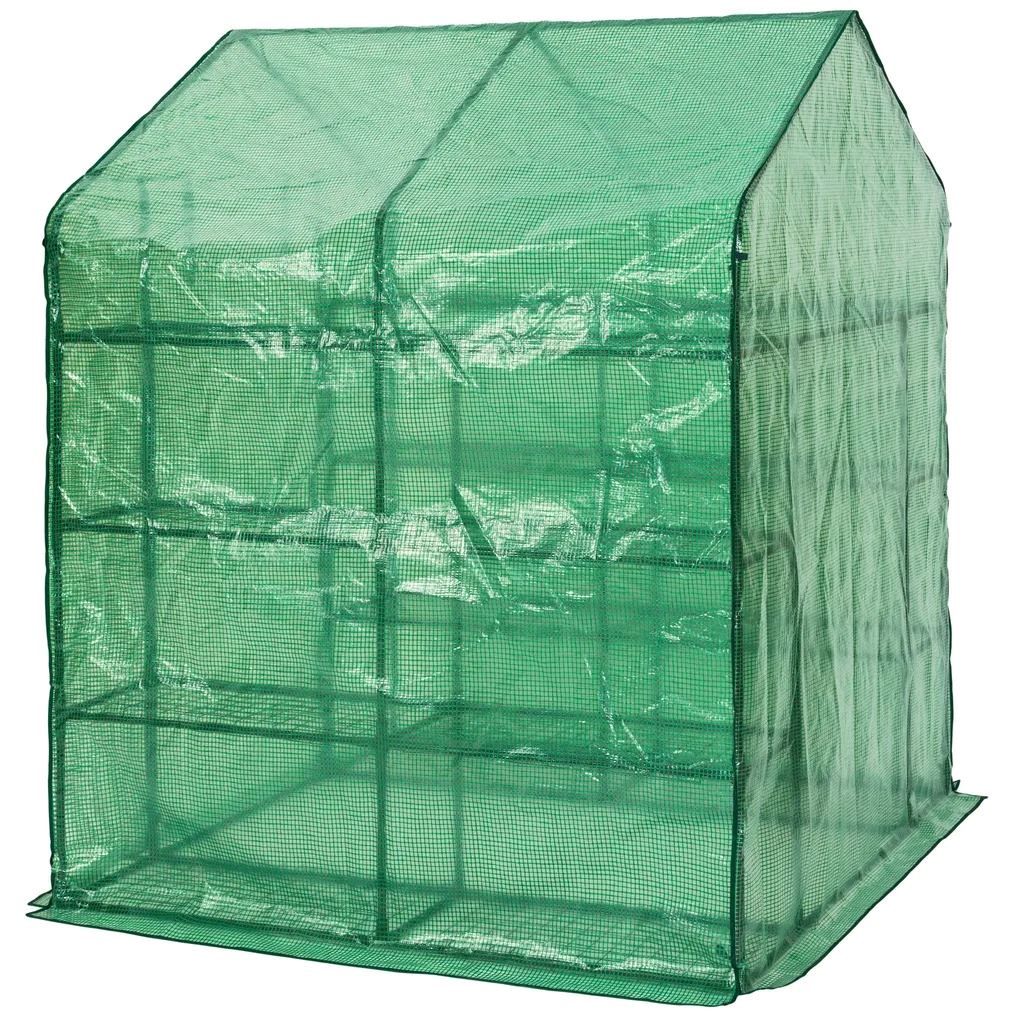 Gartenhäuser & Gewächshäuser: Foliengewächshaus 143x143x195cm – Neu und originalverpackt aus Winterthur von aredo 4