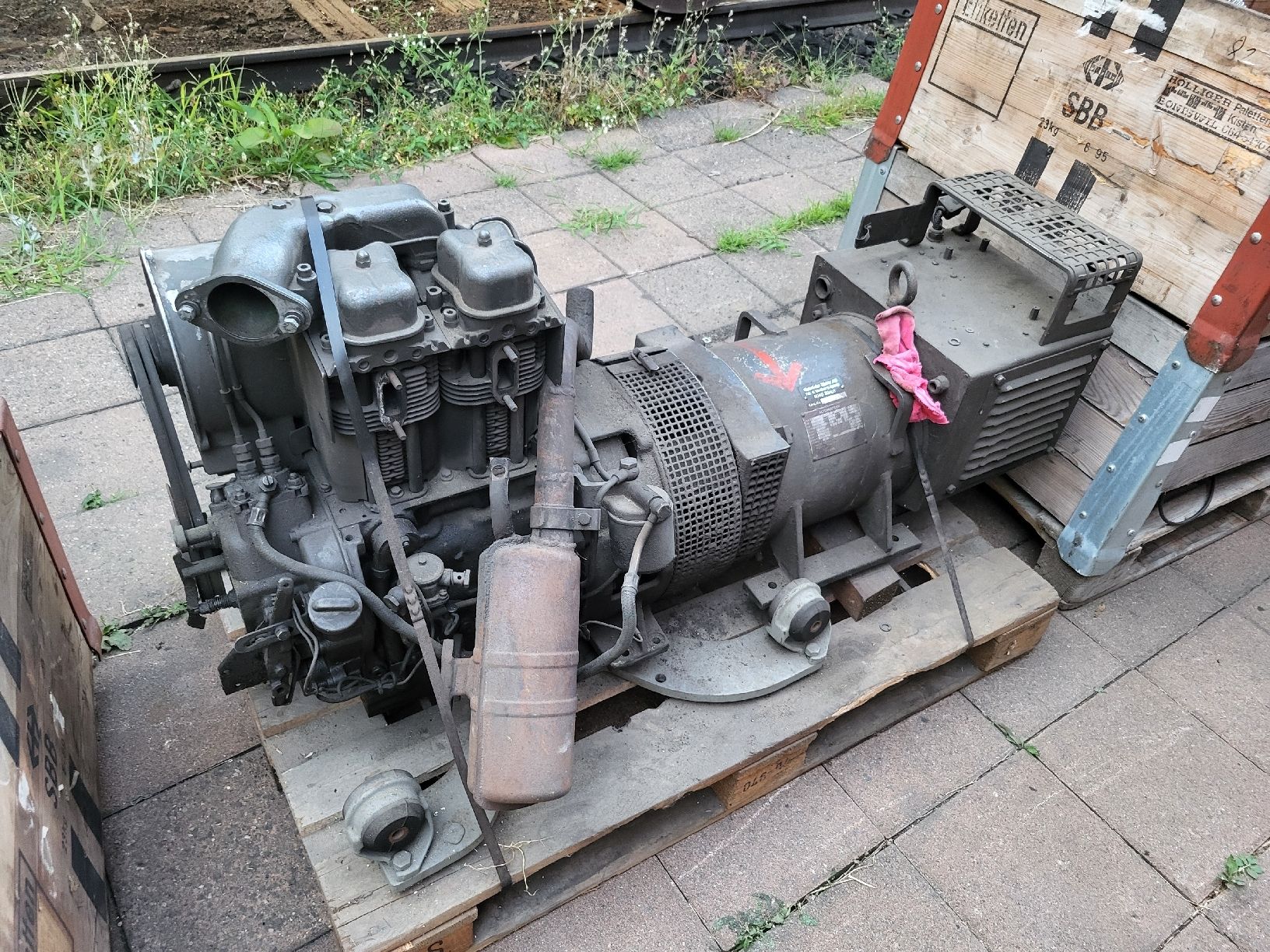 Générateurs de courant: Generator Deutz – Défectueux à Schwarzenburg par Dampfer93 2