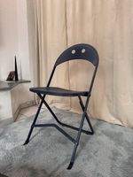 Blauer Klappstuhl, perfekt für Balkonien & Garten, gut erhal