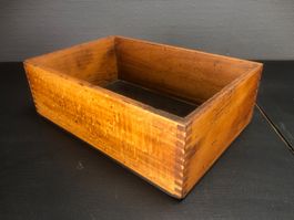 Original Industrial Design Holzbox, Kiste, Holzkiste, Wandre