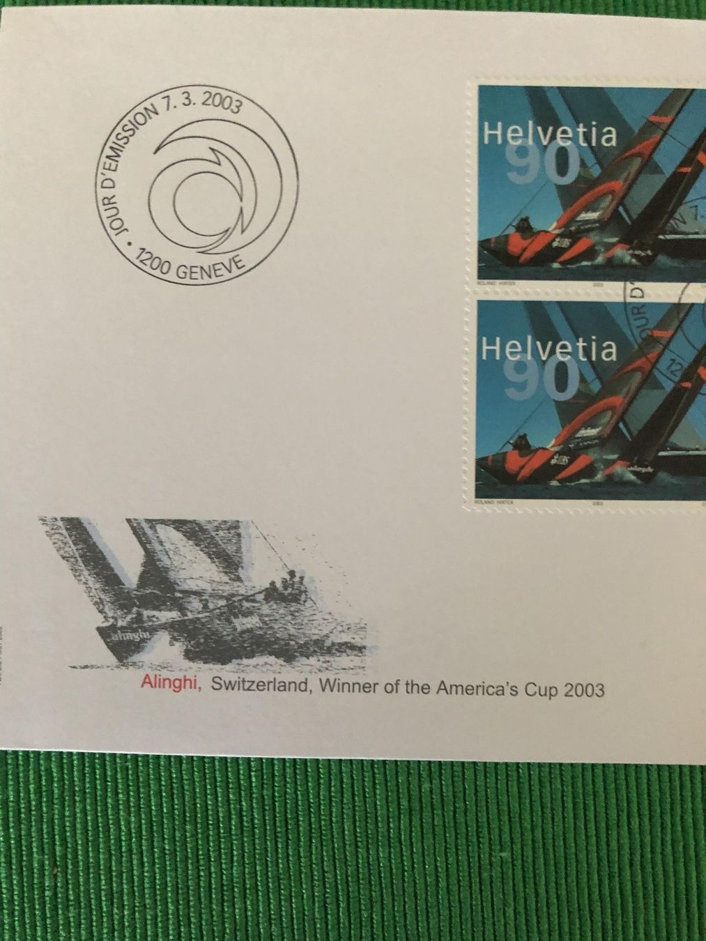 Tutti i francobolli: 2003 Sondermarke Alinghi – Usato da Horw venduto da Luki49 6