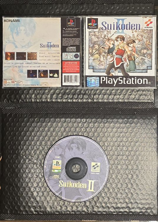 SUIKODEN SONY PLAYSTATION 1 (Ps1) Pal-Euro (Complete - Good Condition) EUR 279,99 - FR