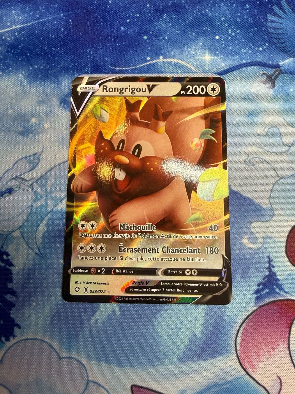 Pokémon Carte collezionabili: Rongrigou V - SHF 053 FR – Nuovo (secondo la descrizione) da Courgenay venduto da ScamBoxOff