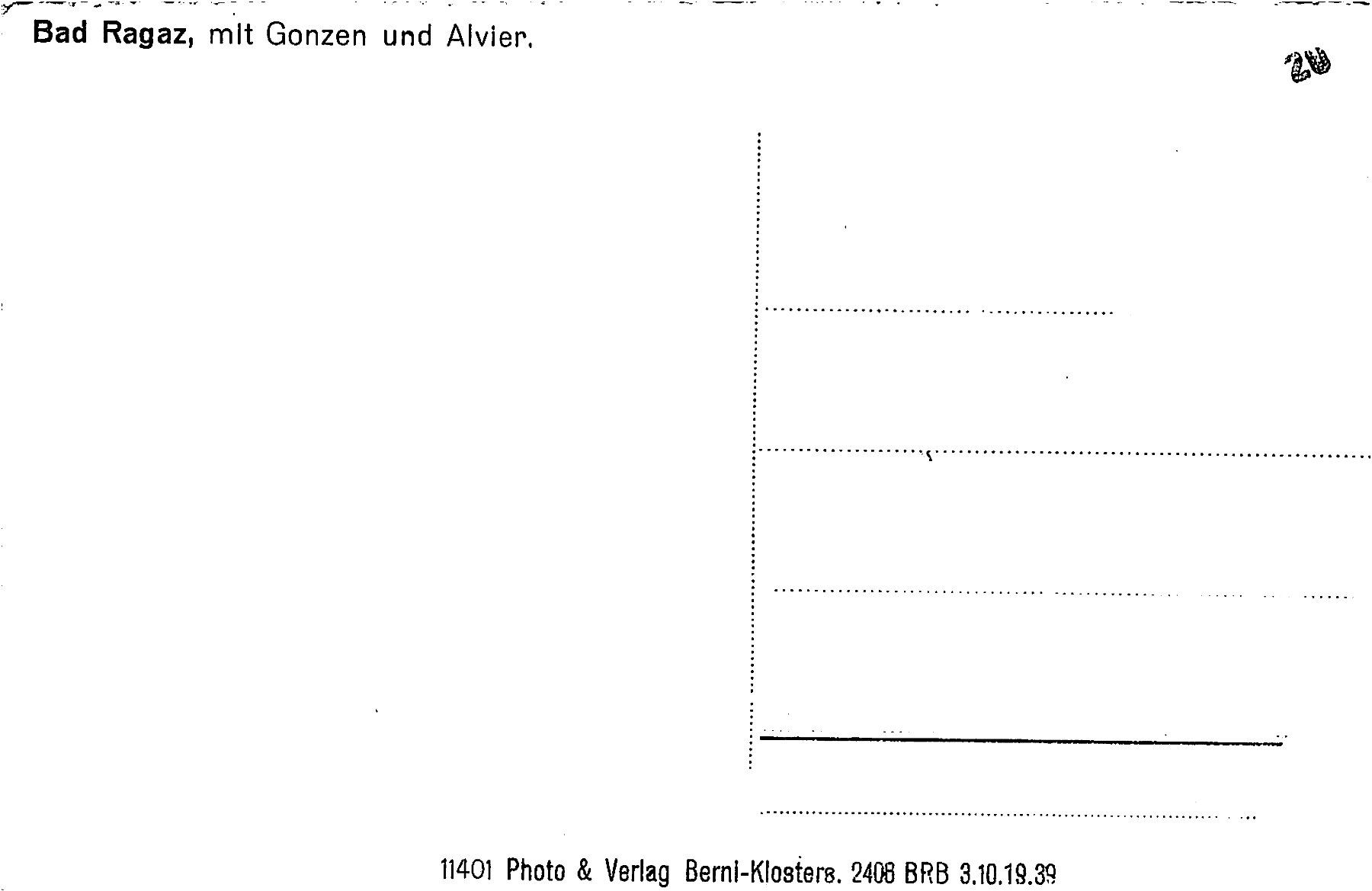 Cartoline postali: 3x Bad Ragaz – Usato da Ottikon b.Kemptth. venduto da Neptun1974 3