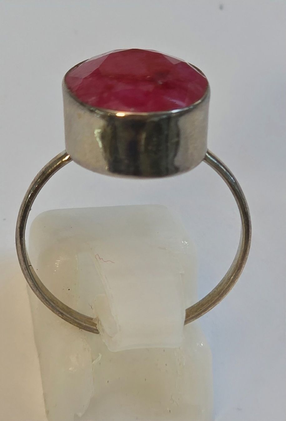 Ringe: Ring Silber mit ovalem Rubin Grösse 53 Neu – Neu (gemäss Beschreibung) aus Zürich von benedikt12 3