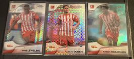3x Topps Chrome 22/23 Union Berlin Lot Numbered