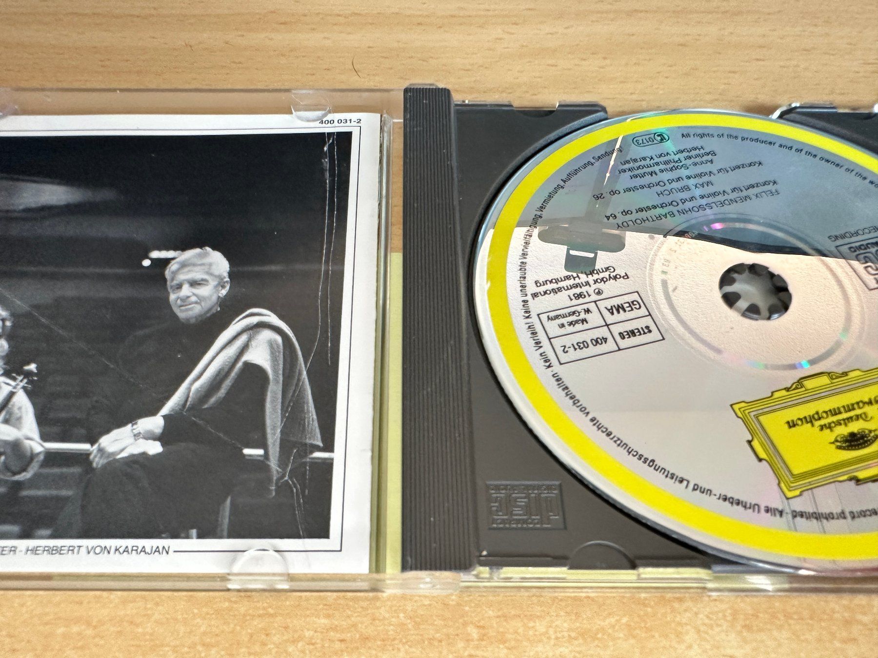 CDs: D4 Mendelssohn Bruch Mutter Karajan – Violinkonzerte – Gebraucht aus Rikon im Tösstal von Alpenmutz 2