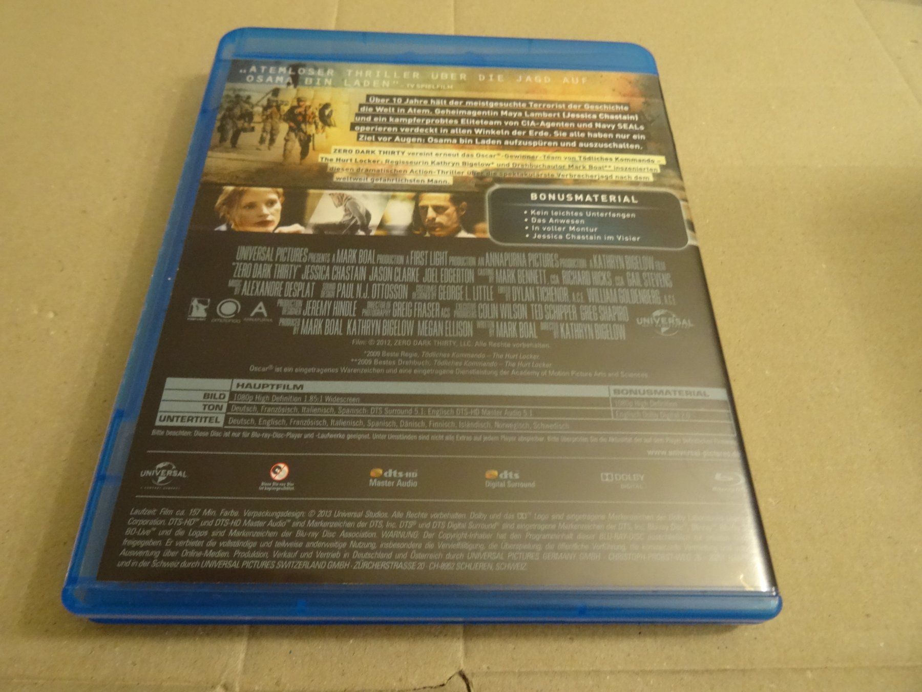 Tutti i DVDs: Zero Dark Thirty - Blu-ray – Usato da Olten venduto da Disc-Verkauf 2