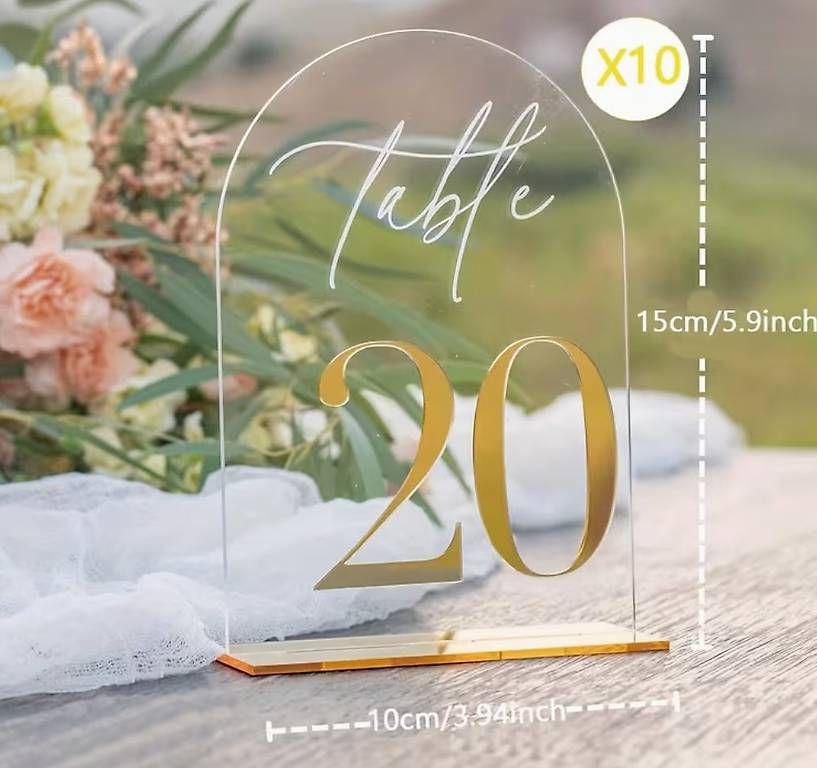 Alle Dekorationen: Hochzeitsdeko: Tischnummernschilder – Gebraucht aus Erlenbach ZH von lilie_93 2