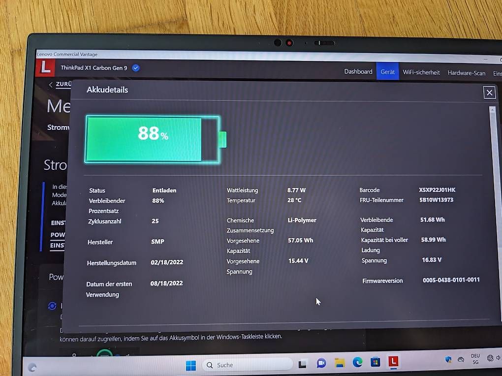 Lenovo Notebook: Lenovo ThinkPad X1 Carbon Gen 9 Gratisversand – Usato da Innertkirchen venduto da Flir 4