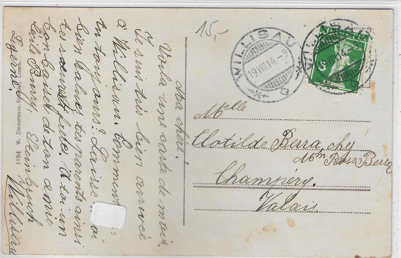 Cartoline postali: Langenthal - Kirche mit Friedhof – Usato da Ettingen venduto da Kartenplanet 1