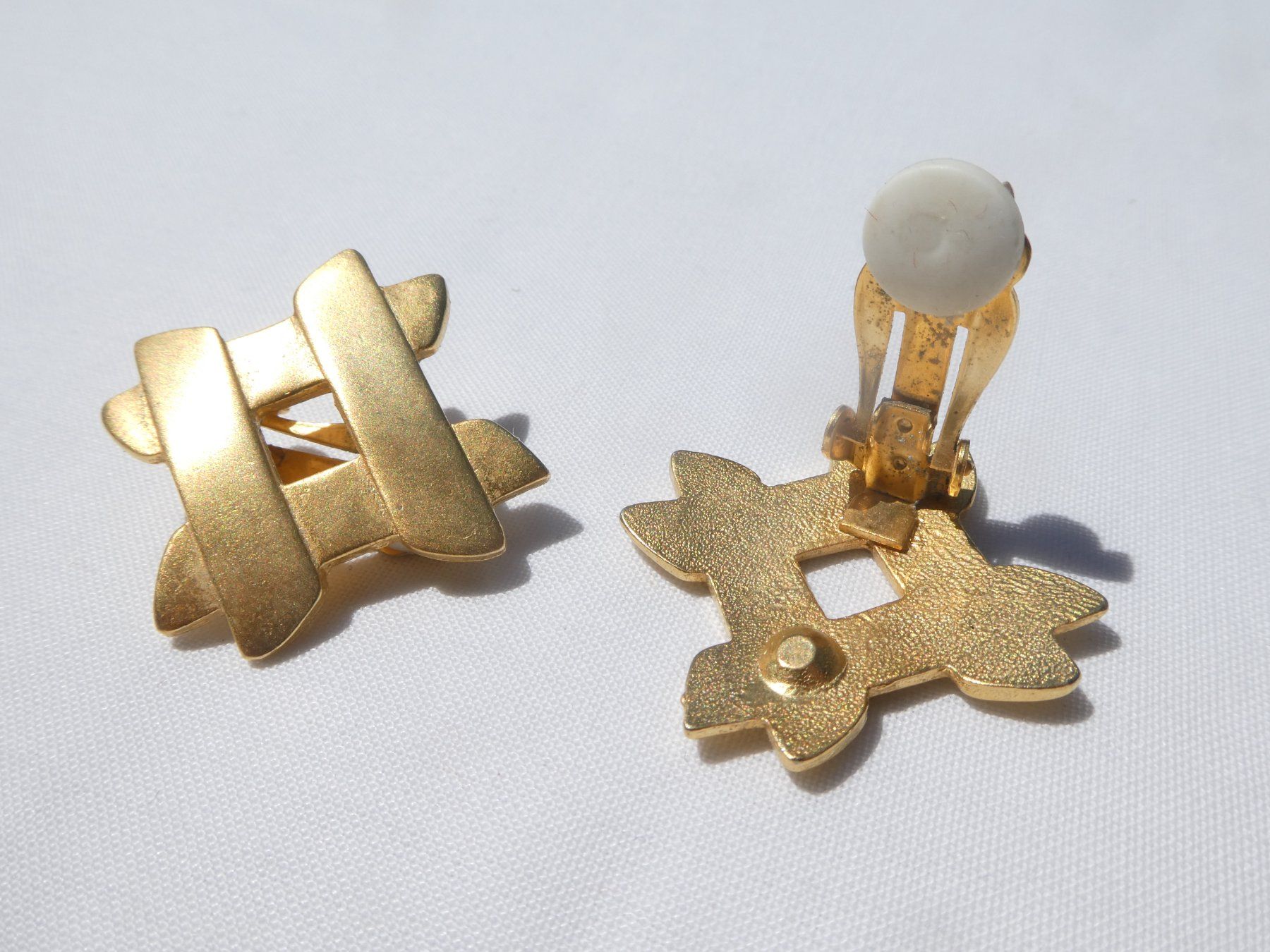 Orecchini pendenti & Orecchini a lobo: Vintage Ohrclips, Modeschmuck – Usato da Gattikon venduto da kaandooh 2