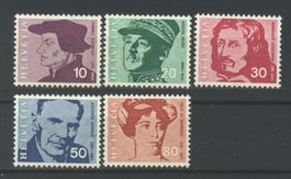 1969, Nr.471–475, Portraitmarken I (2) **