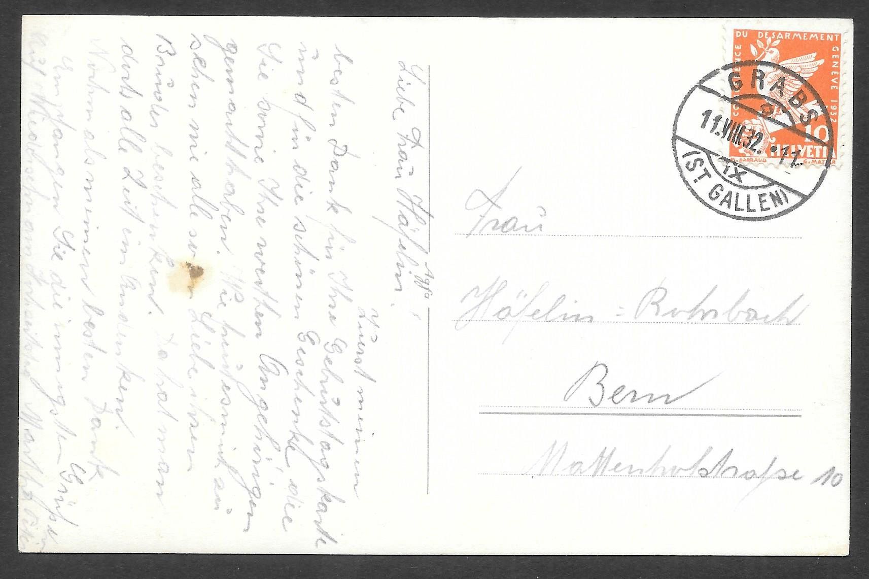 Cartes postales: Grabs Gesamtansicht – D'occasion à Olten par clotaldi 1