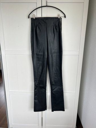 ZARA fake Leder-Hose, Size S