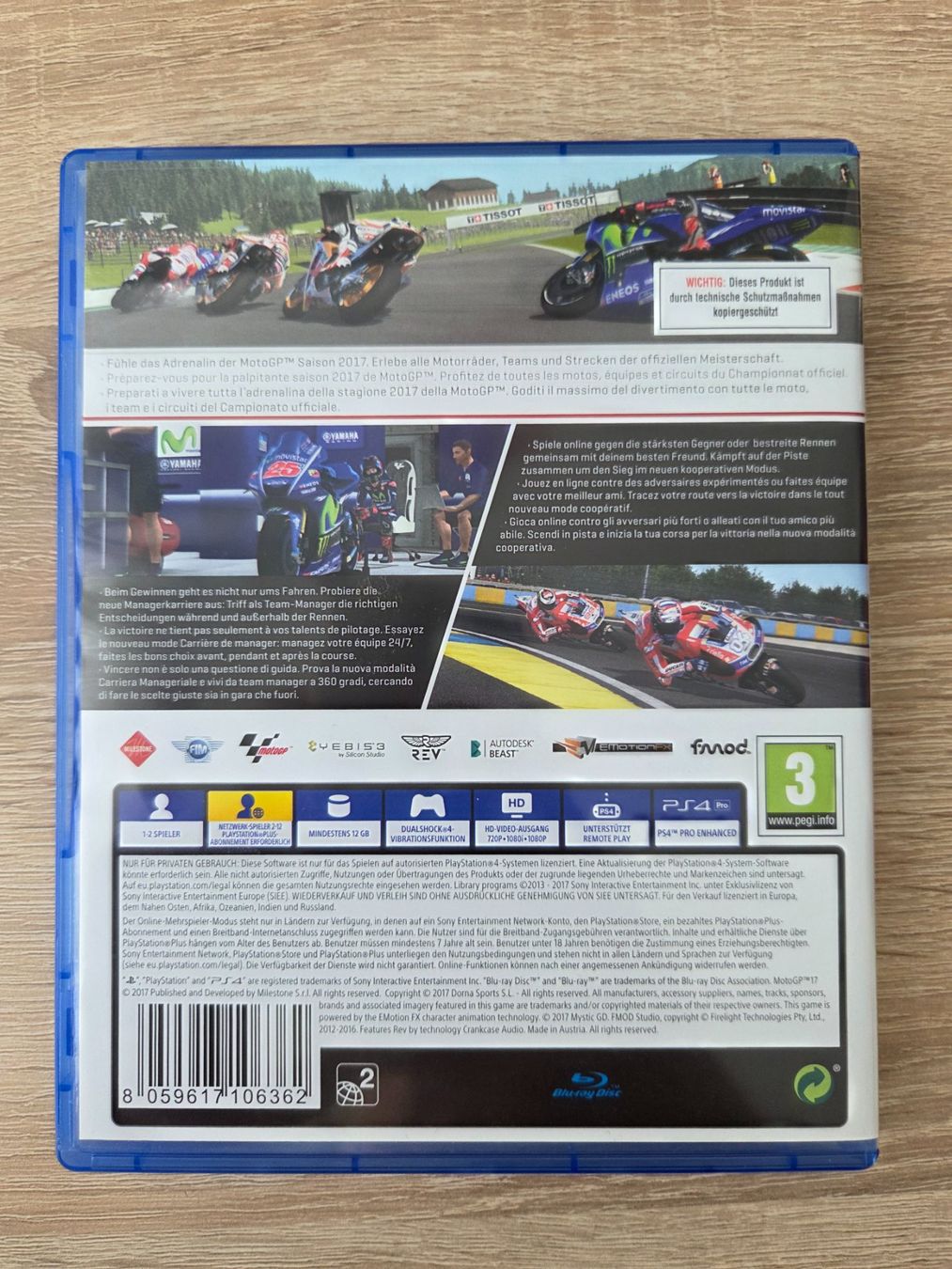 Giochi: MotoGP 17 (Multilanguage) - PS4 – Usato da Carouge GE venduto da Gasco 1
