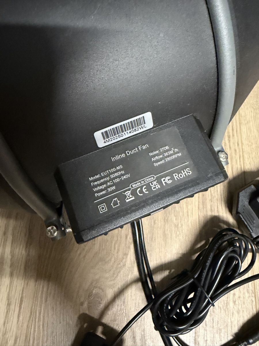 Ventilazione: Abluftventilator 100mm  inkl. 10m und 5m Schlauch – Nuovo (secondo la descrizione) da Balzers venduto da luk_6d2y 1