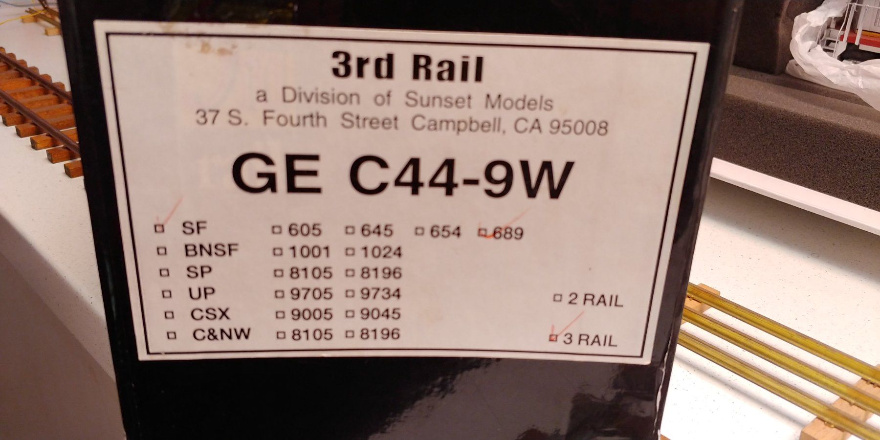 Modellini di ferrovie: 3rd Rail GE C44-9W Santa Fe 0 – Usato da Waltenschwil venduto da Ardnas007 4