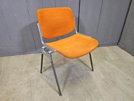 Castelli Chair by Giancarlo Piretti Vintage Stuhl orange