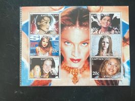 2003 Kirgistan Robbie Williams und andere Block **  (A183)