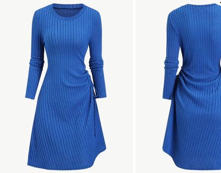 Robe une bordeaux/et une bleue, taille S, comme neuve