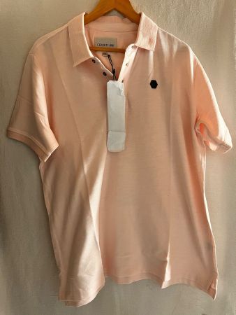 Poloshirt, CERRUTI 1881, Grösse L, Farbe Hellrosa