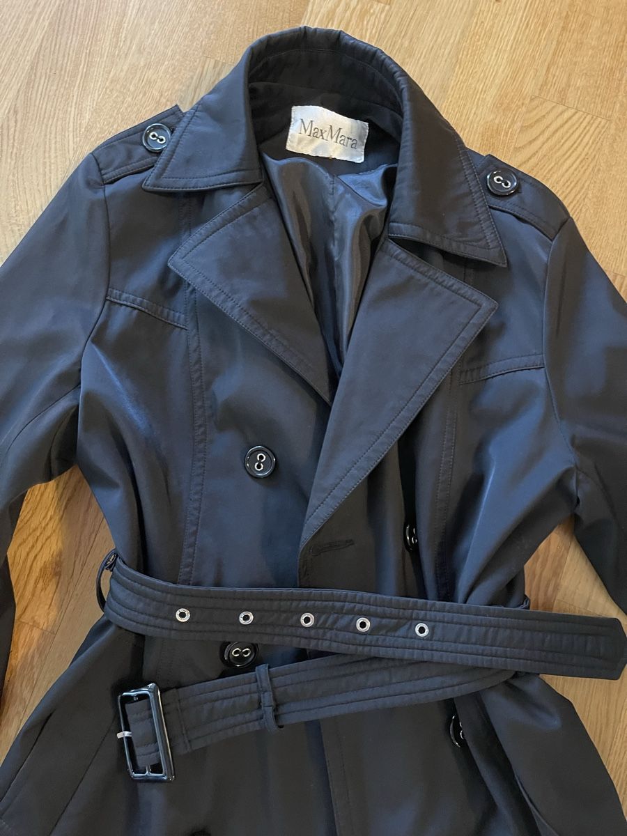 Max Mara Cappotti: Trenchcoat MaxMara - Schwarzer Trenchcoat - Grösse 40 – Usato da Rüschlikon venduto da leo_mwz2 4