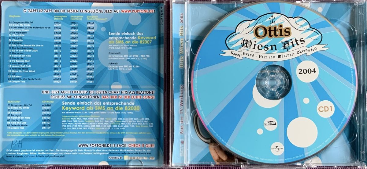 CD: (2CD) Ottis Wiesn Hits 2004 – Usato da Serneus venduto da kowalsky1 2