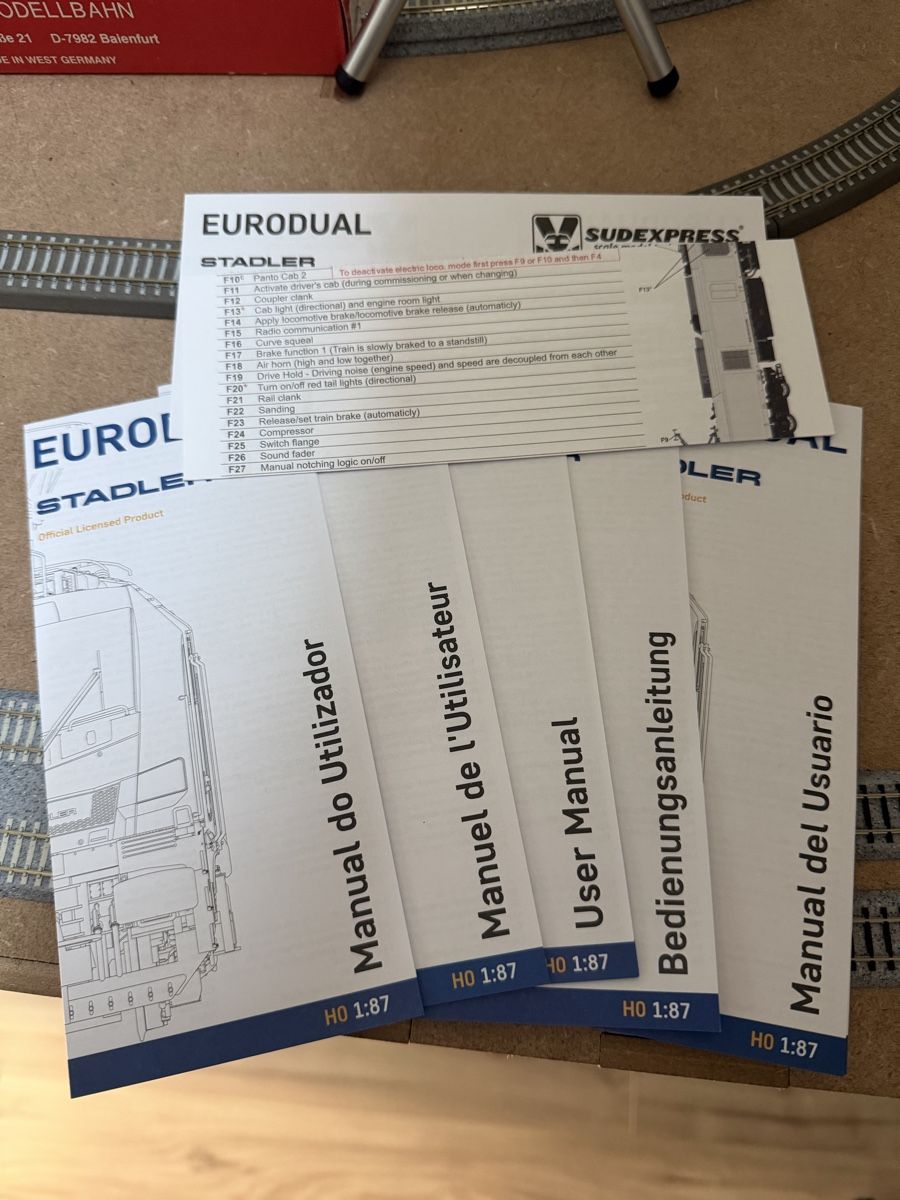 Modellini di ferrovie: Sudexpress Euro dual Br 159 DB AC digital  – Nuovo (secondo la descrizione) da Bercher venduto da Dispo0 5