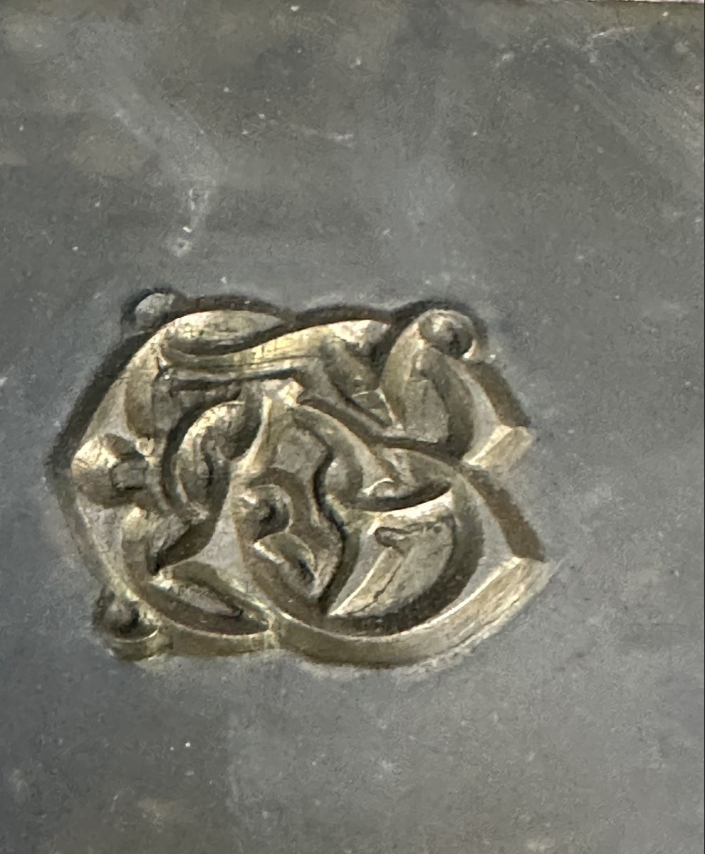 Tutte le decorazioni: Blech mit Form dekorativen Sammlermonogrammen. – Usato da Nussbaumen AG venduto da olitech5415 4