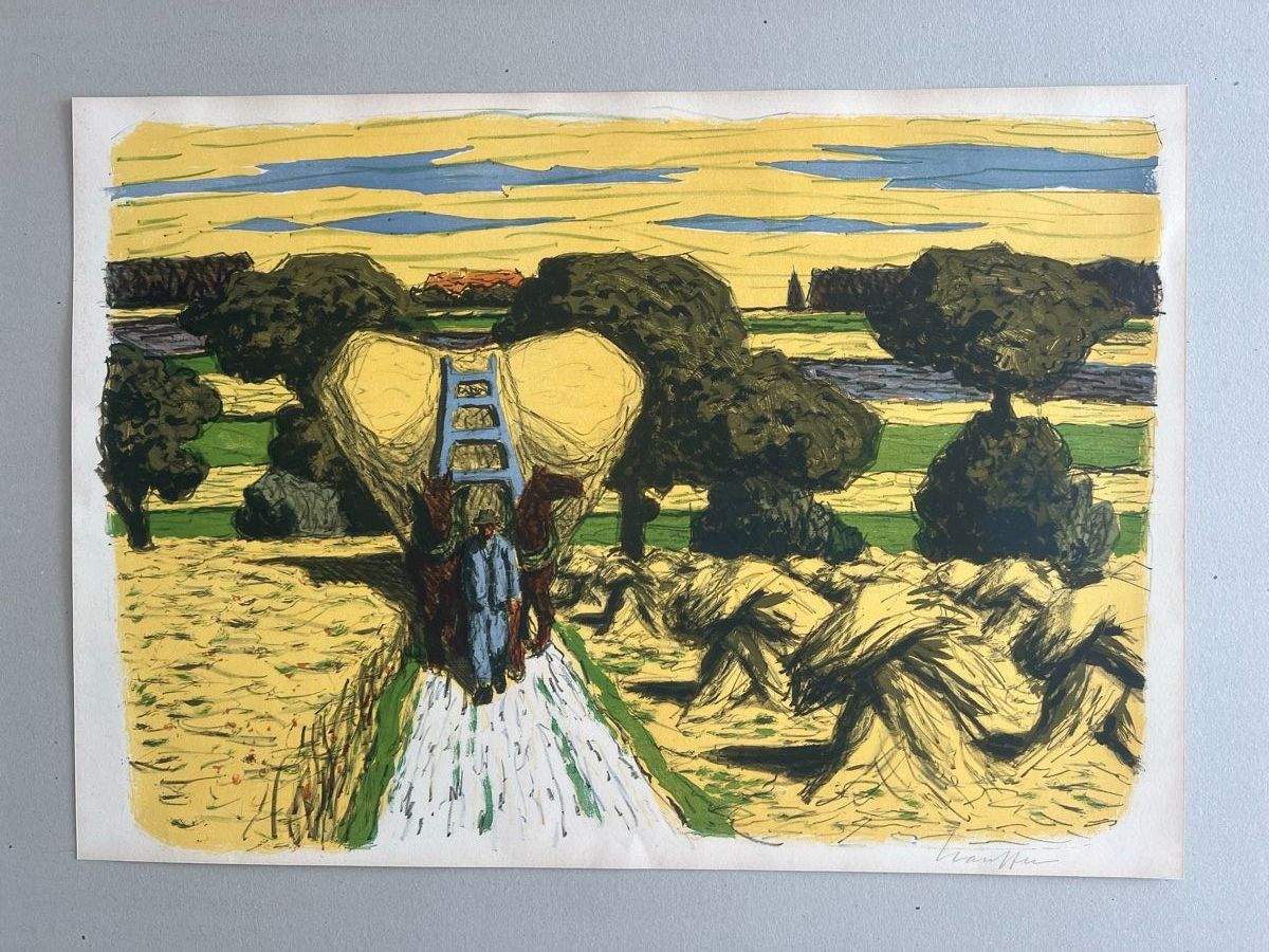 Grafica & Litografie: Fred Stauffer, handsigniert – Usato da Rain venduto da Pic-Ass