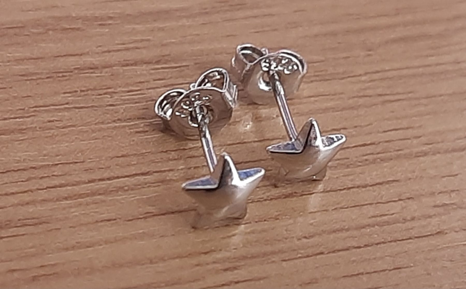 Orecchini pendenti & Orecchini a lobo: Boucles d'oreilles étoiles – Nuovo e nell'imballaggio originale da St-Imier venduto da supernova21