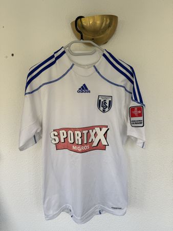 Maillot foot Adidas Lausanne Sport blanc taille L