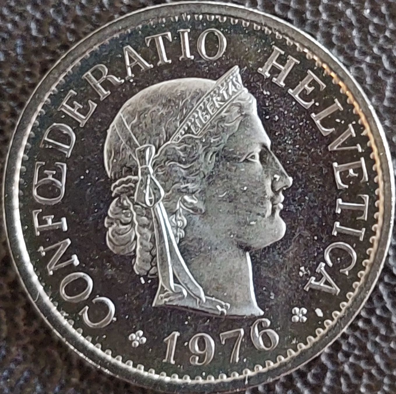 Tutti le monete: 10 Rappen 1976 stgl. / aus Münzsatz – Nuovo (secondo la descrizione) da Arch venduto da coinsandmore