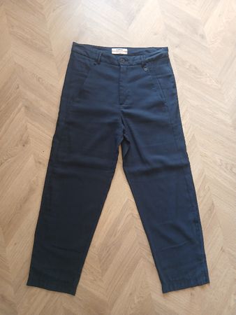 GANG women trousers dark blue elegant size 40
