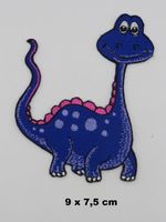 Cooler - DINO - Aufnäher - Aufbügler - Stickerei - 9x7,5cm