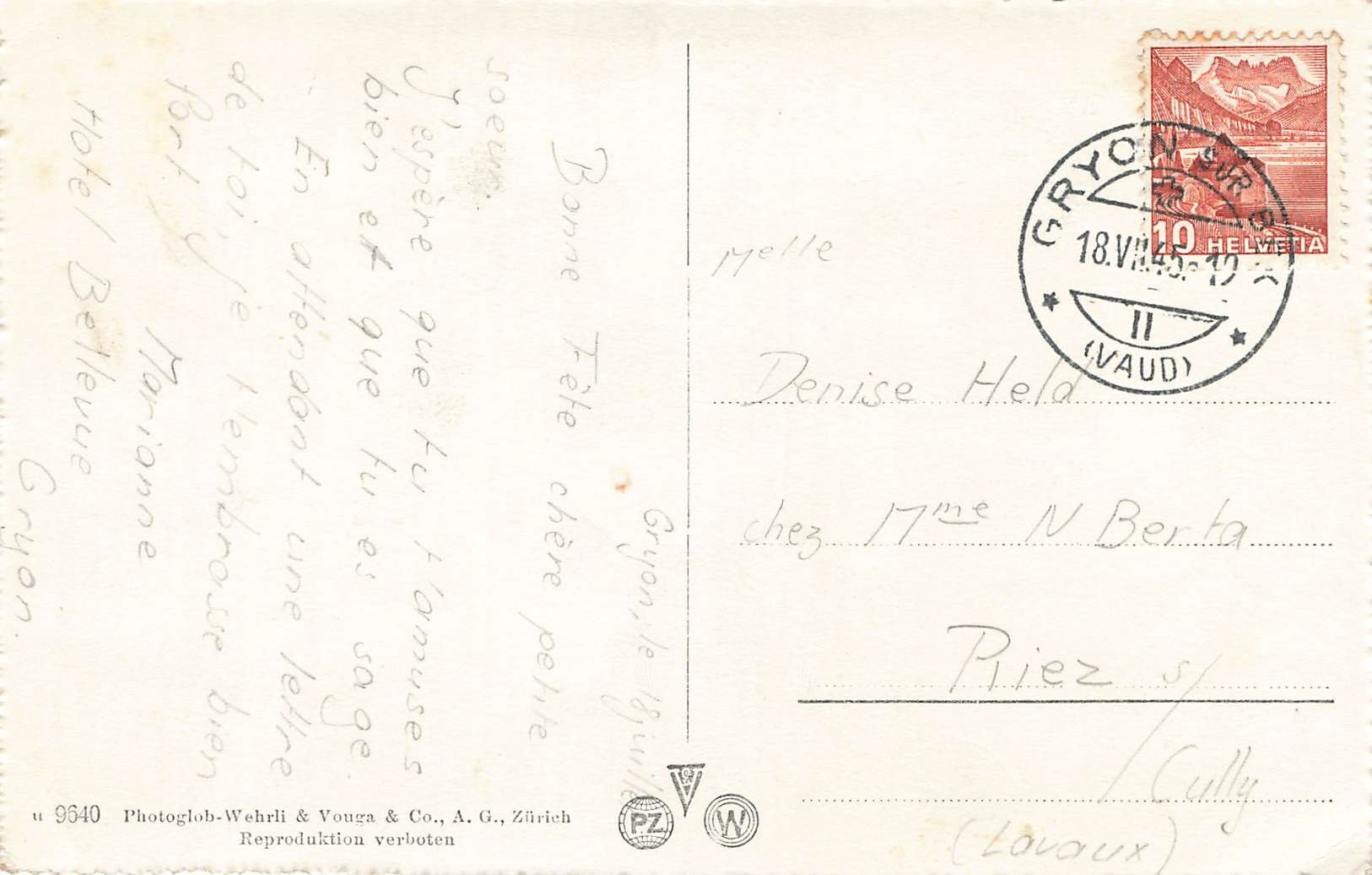 Cartoline postali: Ziegen Alpziegen – Usato da Biasca venduto da Blenio71 1