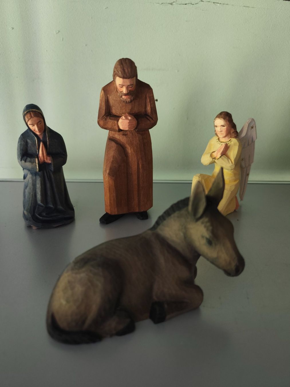 Statuette: Huggler Brienz Krippenfiguren / Krippenfigur – Usato da Goldswil b. Interlaken venduto da troedlermarkt-goldsw 1