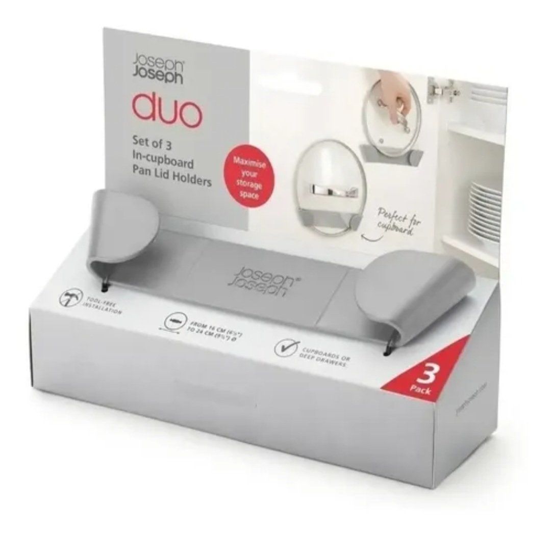 Joseph Joseph Sonstiges für Haushalt & Wohnen: Joseph Joseph Duo Deckelhalter Set 3 neu – Neu und originalverpackt aus Siebnen von KiKla-Siebnen