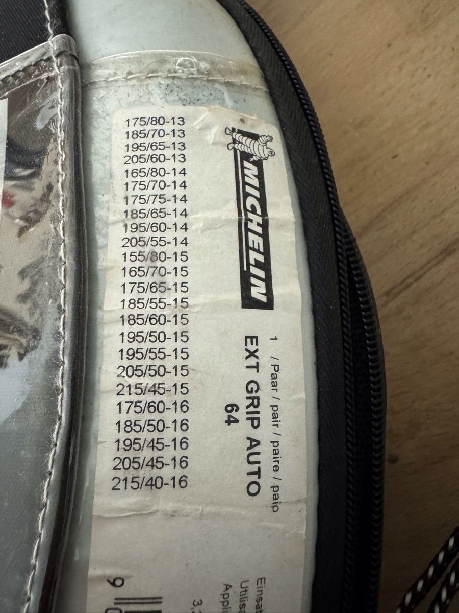 Schneeketten: Schneeketten Michelin, extrem grip, no.64 – Gebraucht aus Jona von Misti5825 1