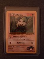Pokemon Karte: Brock's Mankey - ENG