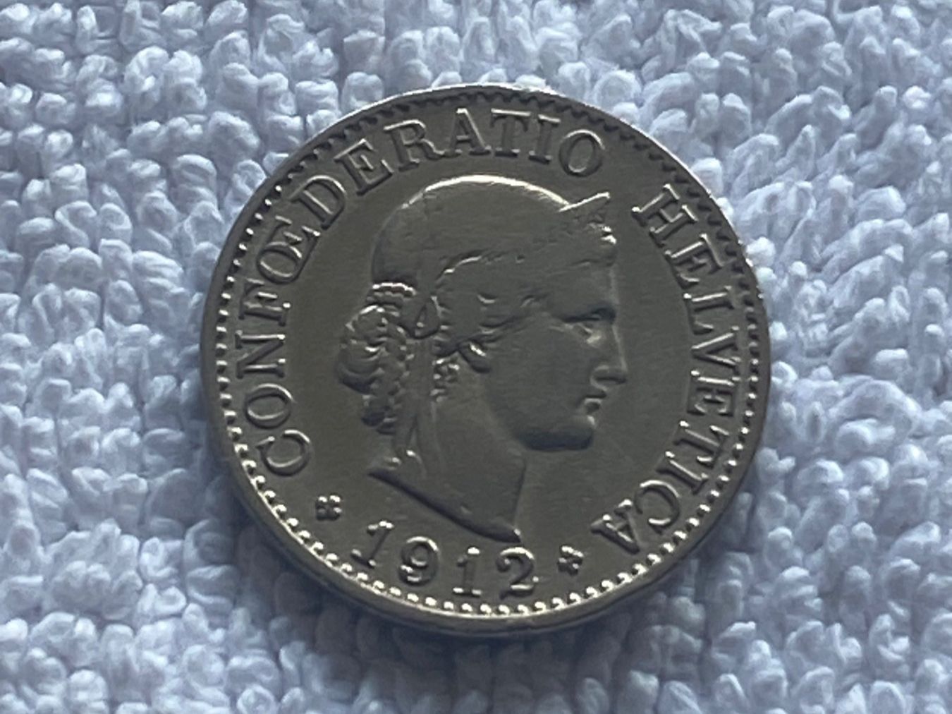 Tutti le monete: 10 centimes/rappen 1912 – Usato da Nyon venduto da Ilmi09