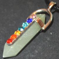Halskette 3K – Aventurin mit 7 Chakra
