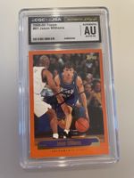 1999-00 Topps #61 Jason Williams Autographed Card